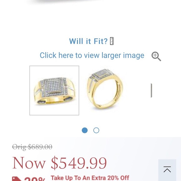 Affordable 10K Yellow Gold Mens Diamond Ring 0.25ct 12mm  Gold ring 10K